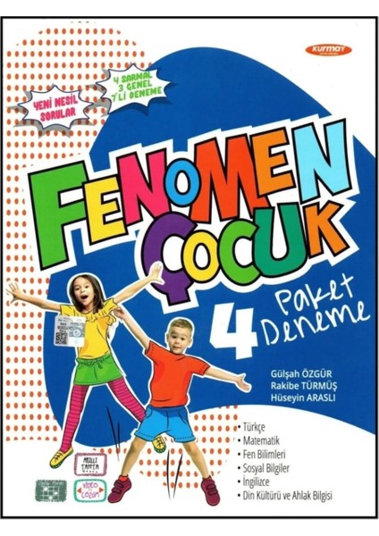 Fenomen 4. Sınıf Tüm Dersler 7'li Deneme (4 Sarmal+3 Genel)