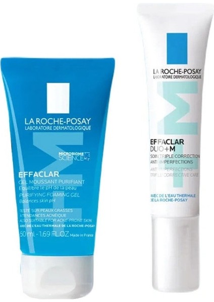 Effaclar Tanışma Kiti: Effaclar Duo M+& Effaclar Gel 50 ml-Yağlı Ciltler İçin