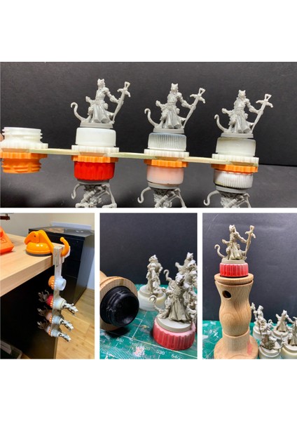 Şişe Kapağı Toplu Boyama Sistemi Sadece Plastik Aparattır.