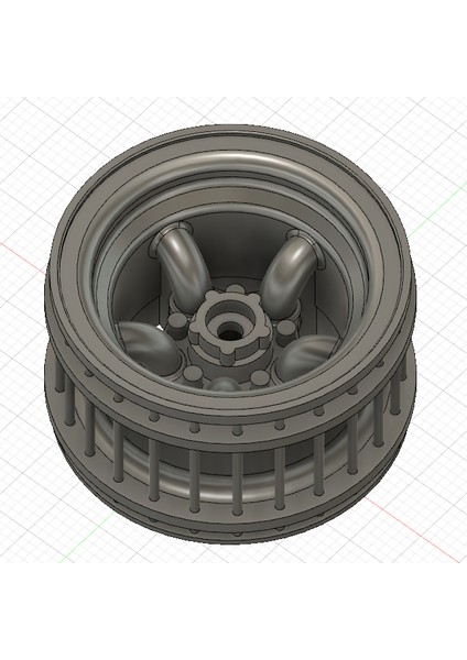 Wpl Mn Challenger Mach 5 Stil Boru Kollu Jimny ve Land Rover Tekerleği Sadece Plastik Aparattır.