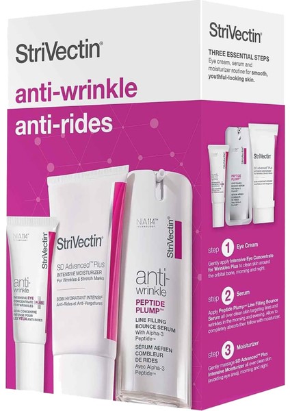 Anti-Wrinkle Cilt Bakım Seti 3 Parça fiyatları