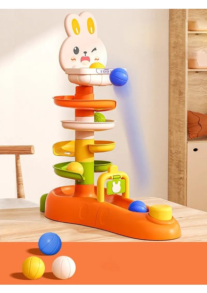 Toddler Top Damla 1-3 Montessori Istifleme Kulesi Oyuncak Geliştirme Oyunları Eğitim Öğrenme Aktivitesi Doğum Günü Hediyesi 5 Katman Çekimi (Yurt Dışından)
