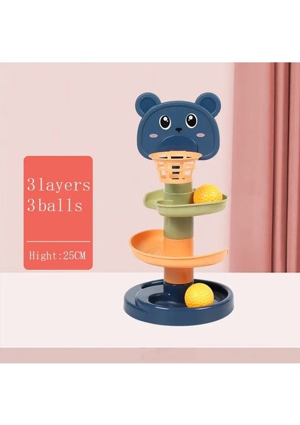 Geliştirme Oyunları Montessori Rolling Ball ı Eğitim ı Montessori Etkinlik 1 2 3 Yıl ST775 (Yurt Dışından)