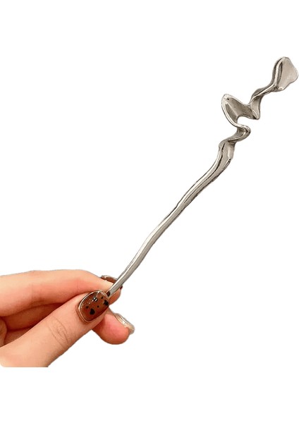 Ay Şekilli Saç Çubuğu Metal Şube Saç Tokası Saç Çatalı Kızlar Klasik Çin Hanfu Saç Aksesuarları Parti Saçları Mücevheril 01 (Yurt Dışından)