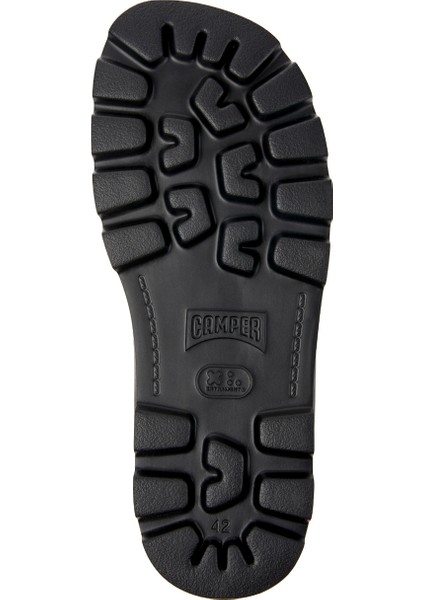 Siyah Erkek Terlik Brutus Sandal