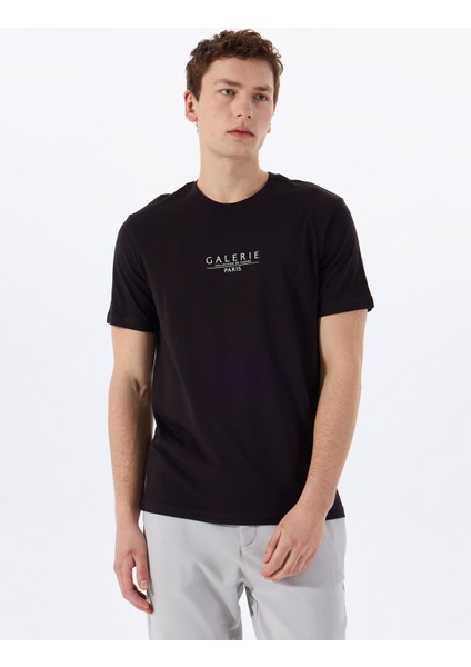 O Yaka Baskılı Siyah Erkek T-Shirt Onsvısta Reg Ss Tee modelleri