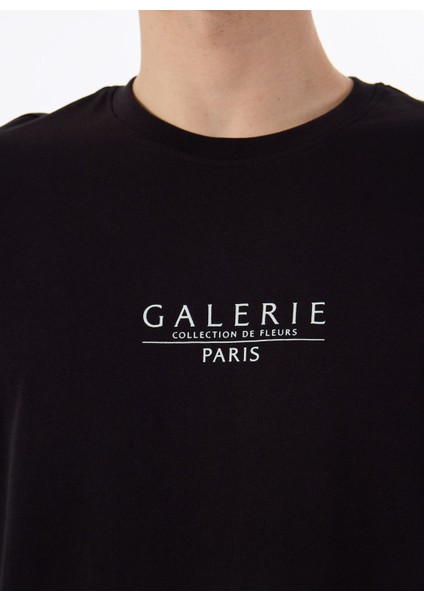 O Yaka Baskılı Siyah Erkek T-Shirt Onsvısta Reg Ss Tee indirimleri