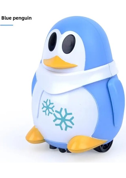 Çizgi Çizim Takip Robot Oyuncak Yaratıcı Endüktif Elektrikli Araç Herhangi Bir Satırı Takip Edin Robot Penguen Oyuncak Eğitim Oyuncak Çocuk Mavi Penguen (Yurt Dışından)
