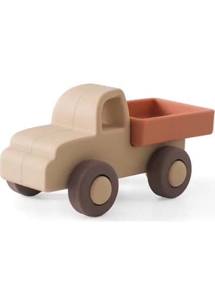 Bpa Ücretsiz Silikon Araba Ambulans Ahşap Karikatür Otobüs Teether Eğitim Montessori ı Diş Çıkarma Dişli Silikon Car4 (Yurt Dışından)