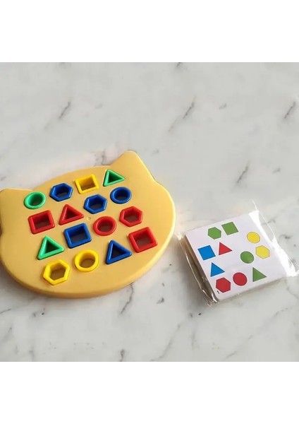 Dıy Geometrik Şekli Renk Eşleşen 3D Bulma Montessori Eğitim Öğrenme ı Etkileşimli Savaş Game Pc Single (Yurt Dışından)