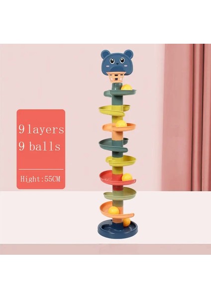 Geliştirme Oyunları Montessori Rolling Ball ı Eğitim ı Montessori Etkinlik 1 2 3 Yıl ST778 (Yurt Dışından)