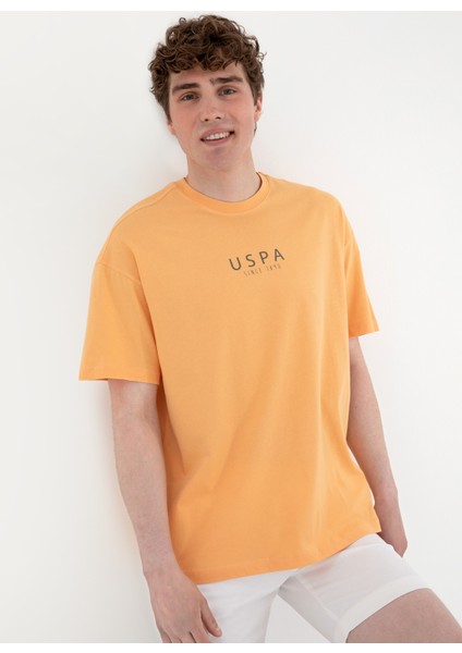 Bisiklet Yaka Turuncu Erkek T-Shirt Terran