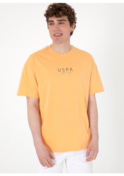 Bisiklet Yaka Turuncu Erkek T-Shirt Terran