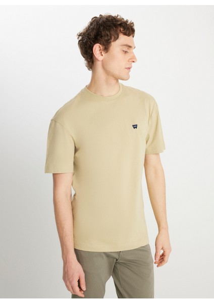Bisiklet Yaka Mint Erkek T-Shirt MW7NM203877303 Relaxed Fit Small