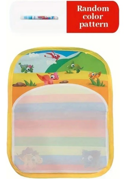 Sihirli Su Çizim Paspas Boyama Doodle Mat Sihirli Kalemler ile Montessori ı Boyama Tahtası Kids Eğitim ı Mini ve Fırça (Yurt Dışından)