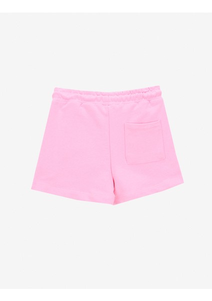 Lastikli Bel Relaxed Pembe Kız Çocuk Şort J5SG-SHT7603 fırsatları