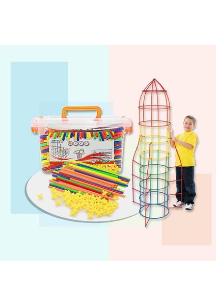 500PCS Yapıcı Inşaat Fort Oyuncak Eğ (Yurt Dışından)