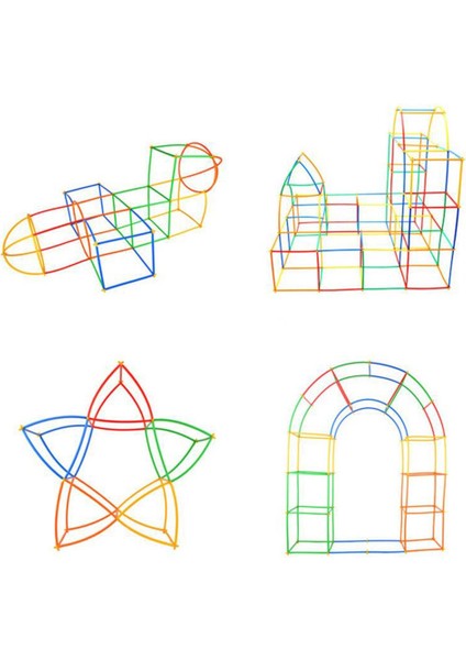 500PCS Yapıcı Inşaat Fort Oyuncak Eğ (Yurt Dışından)