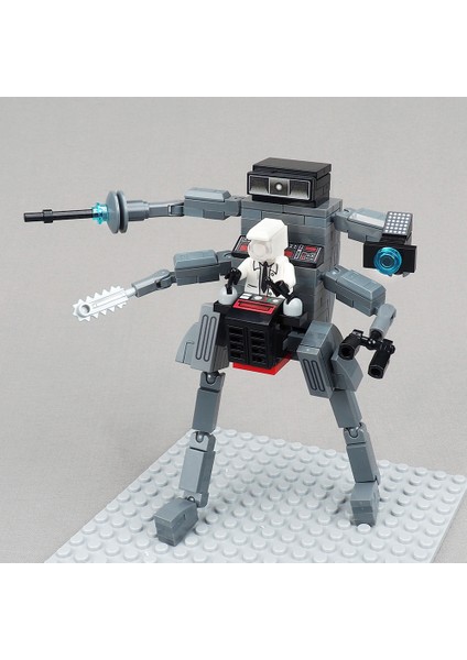 Izleme Yarışı Savaş Zırh Yapı Taşları Sahne Minifigür Ekipman Model Ekipman Küçük Parçacık Montaj Oyuncaklar (Yurt Dışından)
