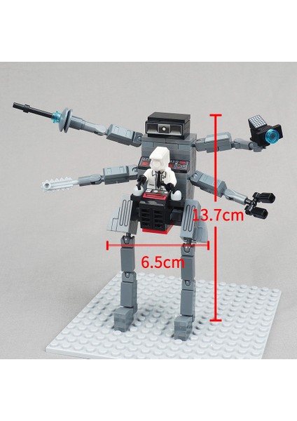 Izleme Yarışı Savaş Zırh Yapı Taşları Sahne Minifigür Ekipman Model Ekipman Küçük Parçacık Montaj Oyuncaklar (Yurt Dışından)