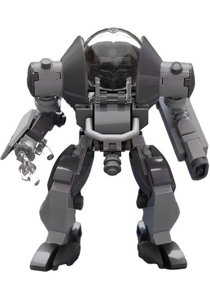 Moc Insanlı Robot Mecha, Minifigür Oyuncak Modeli Montaj Yapı Blokları Üzerinde Oturabilir (Yurt Dışından)