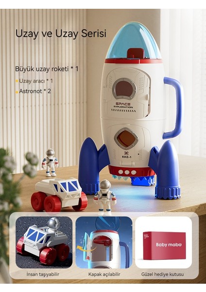 Luxıxı Çocuk Bilim ve Eğitim Uzay Roket Uzay Oyuncak Model Çocuk Astronot Uzay Gemisi Seti Doğum Günü Hediyesi (Yurt Dışından) fiyatları
