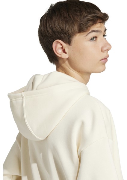 Baskılı Kız Çocuk Krem Sweatshırt JD2950-HOODIE fırsatları