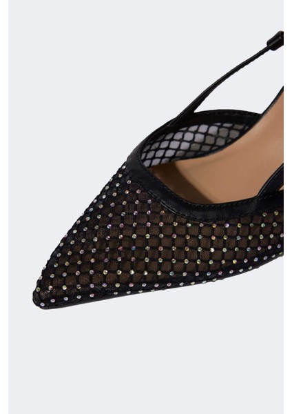 Kadın Yüksek Taban Suni Deri Topuklu Sandalet E2513AX25SM indirimleri