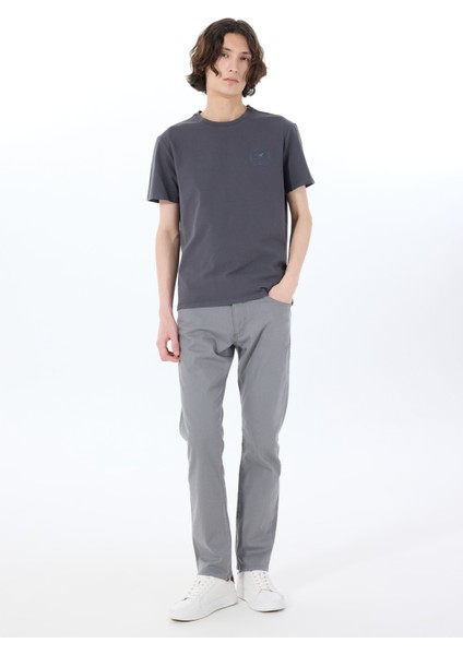 Orta Bel Straight Gri Erkek Denim Pantolon Washıngton Straıght-30