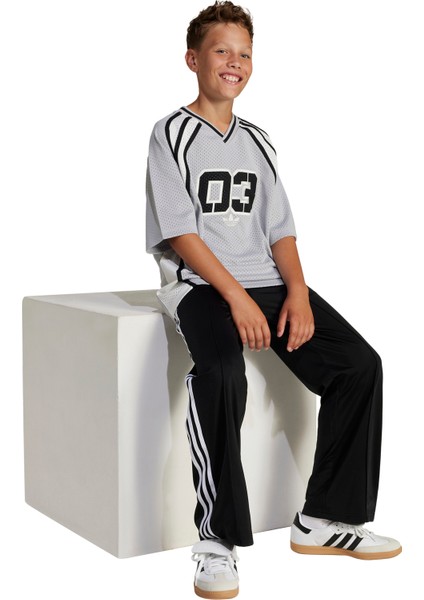 Baskılı Gri - Siyah - Beyaz Erkek Çocuk T-Shirt JC7323-OV Jersey Tee modelleri