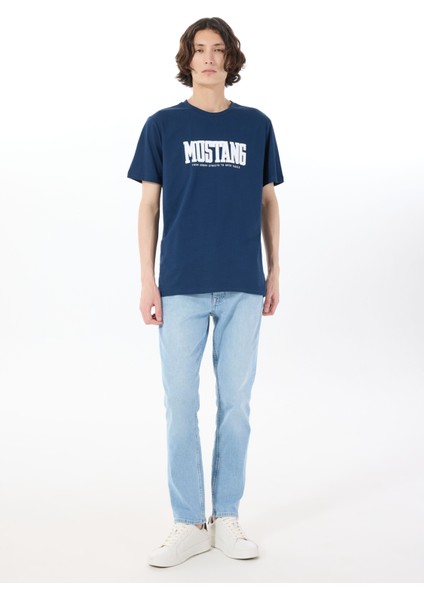 Orta Bel Tapered Fit Açık Mavi Erkek Denim Pantolon Toledo Tapered -1212