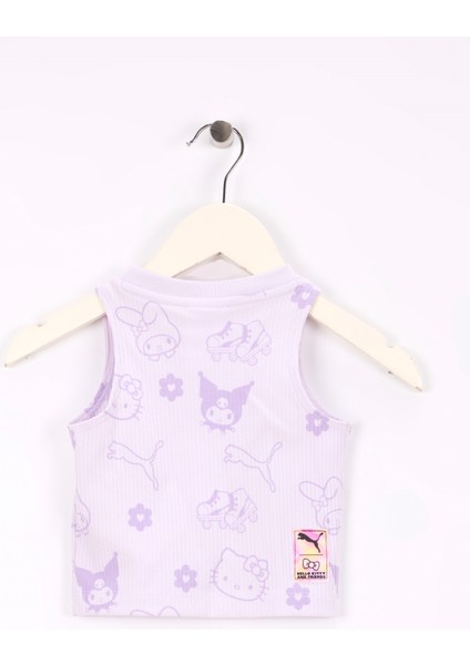 Desenli Lila Kız Çocuk Atlet 63006675-PUMA x Hello Kıtty & Frıen fiyatları