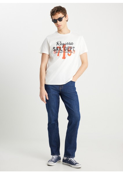 Normal Bel Straight Erkek Denim Pantolon W12100018318 Texas Denim Pantolon