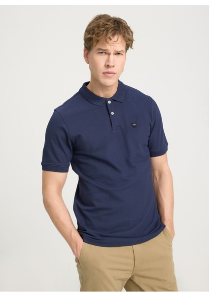 Lacivert Erkek Polo T-Shirt MW7D5K4XX2T410 Erkek Regular Polo modelleri