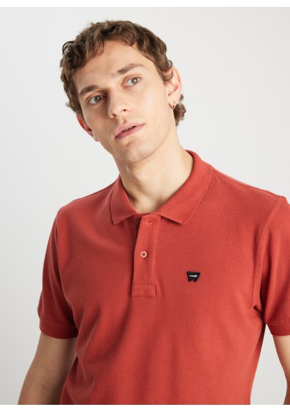 Kiremit Erkek Polo T-Shirt MW7D5K4XX2T222 Erkek Regular Polo modelleri