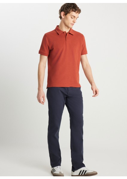 Normal Bel Straight Koyu Lacivert Erkek Chino Pantolon W1218646411 Texas Pantolon fiyatları