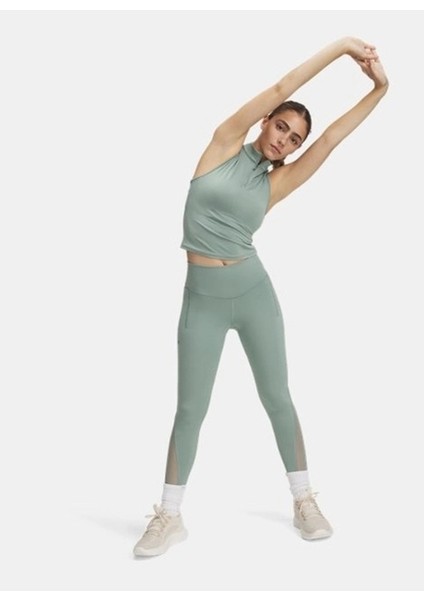 1389871-348 Vanish Elite Vent Ankle Lastikli Bel Normal Kalıp Yeşil Kadın Tayt modelleri