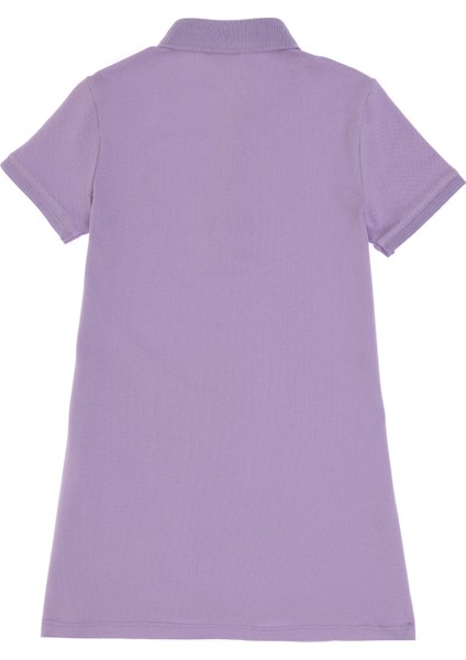 Baskılı Lila Kız Çocuk Diz Üstü Elbise Veruna fiyatları