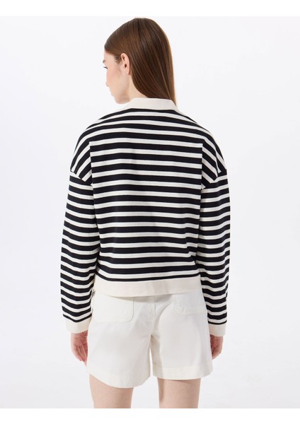 Beyaz - Siyah Kadın Hırka J5SL-HRK7860 fırsatları