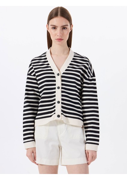 Beyaz - Siyah Kadın Hırka J5SL-HRK7860 indirimleri