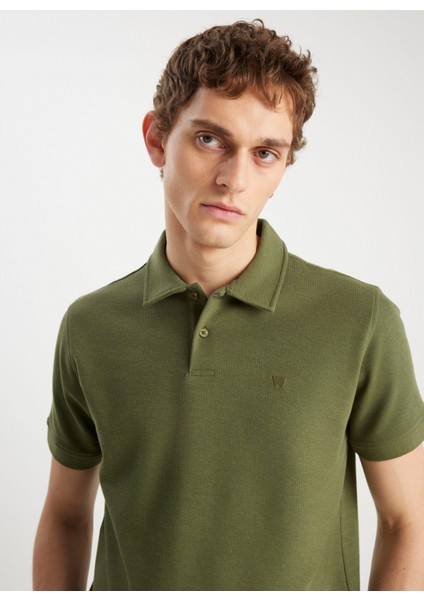 Haki Regular Fit Erkek T-Shirt W2510720308 fırsatları