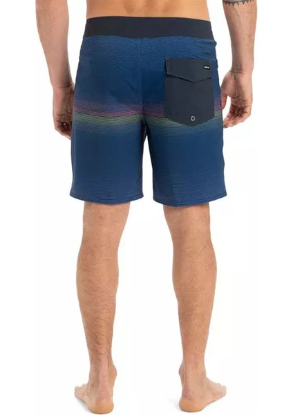 EQYBS04889 Surfsılk Straıght Leg 18 Mavi Normal Bel Standart Kalıp Erkek Şort Mayo