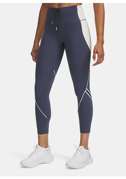 1389570-044 Ua Run 96 Tights Gri Düz Kadın Tayt