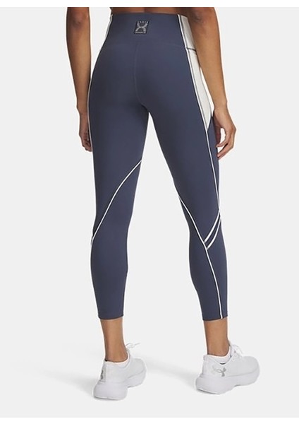 1389570-044 Ua Run 96 Tights Gri Düz Kadın Tayt