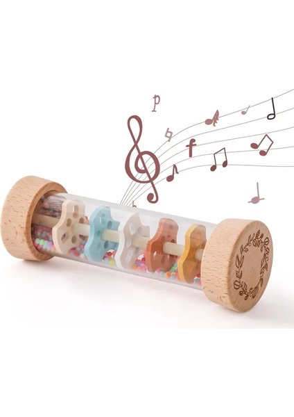 Montessori Ahşap Oyuncak Çok Renkli Çok Renkli Ksilofon Çan Boncukları Davul Sütunu Müzik Aleti Oyuncak Çocuk Eğitim Müzik Aleti Hediye Renk: 04 (Yurt Dışından)