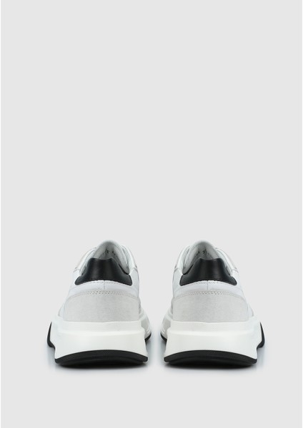 Beyaz Deri Erkek Sneaker fırsatları