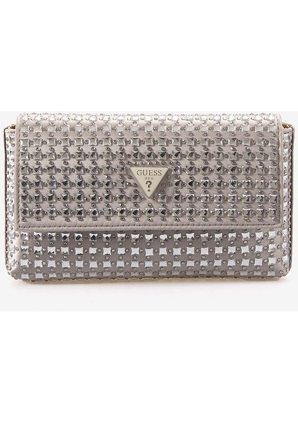 Kadın Gümüş Logolu Omuz Çantası HWIY9350700