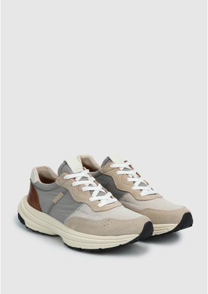 Lacivert Deri Erkek Sneaker fiyatları
