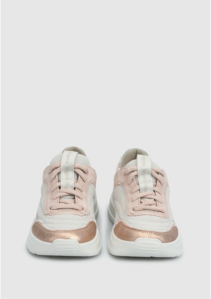 Bej Deri Kadın Sneaker modelleri