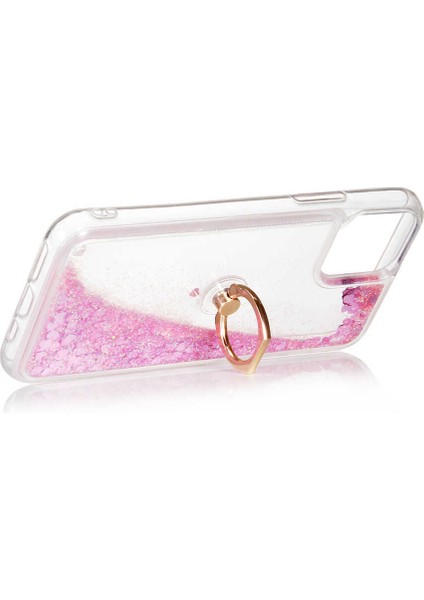 Apple iPhone 13 Kılıf Pembe Liss Sulu Simli Silikon Kapak Orijinal Esnek Ince Geliştirilmiş Dayanıklı Darbe Karşıtı Koruyucu Yeni Nesil Tasarım (Apple iPhone 13, Pembe) fiyatları